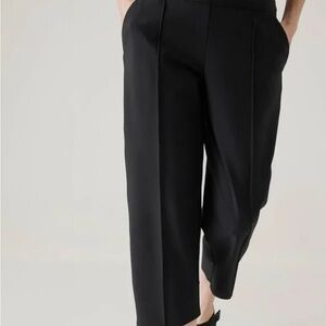 Athletea stellar wide crop Black Women's Pants sz 6